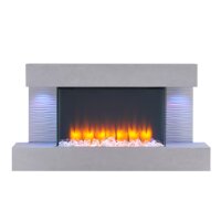 Elektrokamin BALDERIA Aieda - Wandkamin, Heizung 2000 W -...