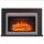 BALDERIA Xerxes electric fireplace - freestanding fireplace, 2000 W heating - dark oak