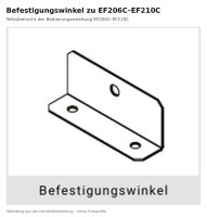 Befestigungswinkel zu EF206-210C
