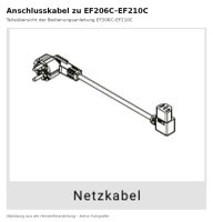 Anschlusskabel zu EF206-210C