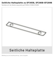 Lateral holding plate for EF385B-286-289B