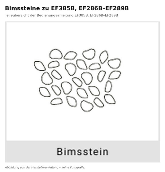 Pumice Stones for EF385B-286-289B