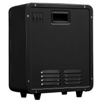 Elektrokamin BALDERIA George - Elektrischer Kaminofen, 2000W - Schwarz