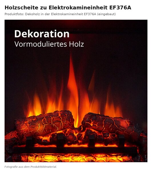 Holzscheitel zu Elektrokamineinheit EF376A