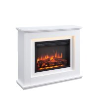 Elektrokamin Standkamin BALDERIA Baldur – Heizung bis 2000 W, weiss