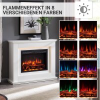 Elektrokamin Standkamin BALDERIA Baldur – Heizung bis 2000 W, weiss