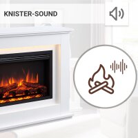 Elektrokamin Standkamin BALDERIA Baldur – Heizung bis 2000 W, weiss