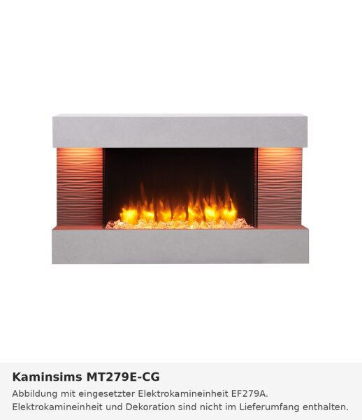 Kaminsims MT279E-CG betonoptik (kombinierbar mit EF279A)