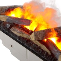 BALDERIA Cassiopeia - Elektrokamin 360 Grad Flammennebel - Betonoptik