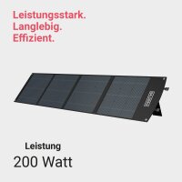 BALDERIA Solarboard 200W - Faltbares Solarpanel für Powerstations