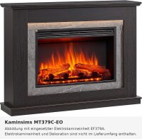 Fireplace mantel MT379C-EO dark oak