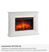 Fireplace mantel MT379C-W white