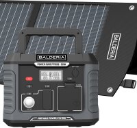 BALDERIA Power Set, tragbare Powerstation 500W mit...