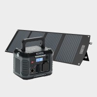 BALDERIA Power Set - Power Station 500W Eco Edition (reduced battery capacity), 120W solar panel