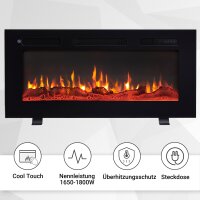 Elektrokamin BALDERIA Leif 36 - 3in1 - schwarz