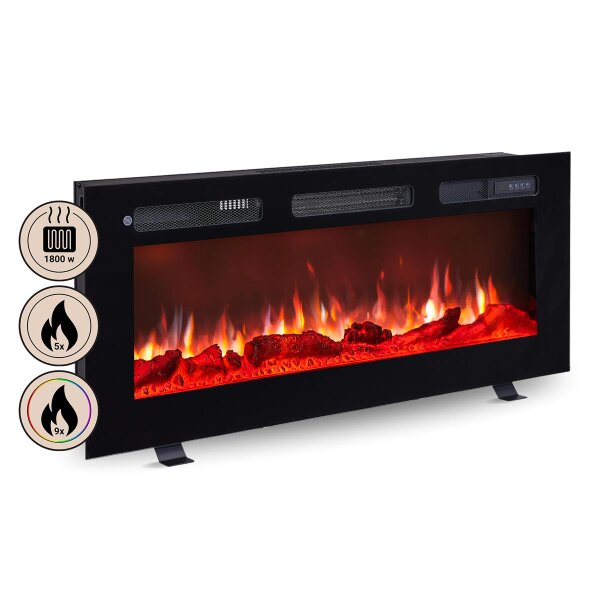 Elektrokamin BALDERIA Leif 40 - 3in1 - schwarz