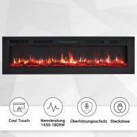 Elektrokamin BALDERIA Leif 60 - 2in1 - schwarz
