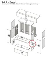 Panel E zu Kaminsims MT365D