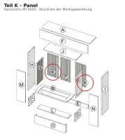 Panel K zu Kaminsims MT365D