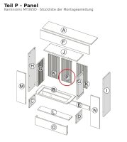 Panel P zu Kaminsims MT365D
