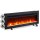 BALDERIA Agnes 36 electric fireplace - freestanding, wall-mounted, or built-in fireplace - black