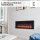 BALDERIA Agnes 36 electric fireplace - freestanding, wall-mounted, or built-in fireplace - black