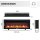 BALDERIA Agnes 36 electric fireplace - freestanding, wall-mounted, or built-in fireplace - black