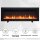 BALDERIA Agnes 36 electric fireplace - freestanding, wall-mounted, or built-in fireplace - black