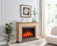 Elektrokamin BALDERIA Ajax - Standkamin - Helle Eiche