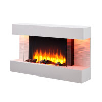Elektrokamin BALDERIA Elis - Wandkamin, Heizung 2000 W -...