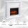BALDERIA Hikaru electric fireplace - freestanding fireplace - white