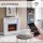 BALDERIA Hikaru electric fireplace - freestanding fireplace - white