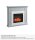 Fireplace mantel MT321D-CG concrete look