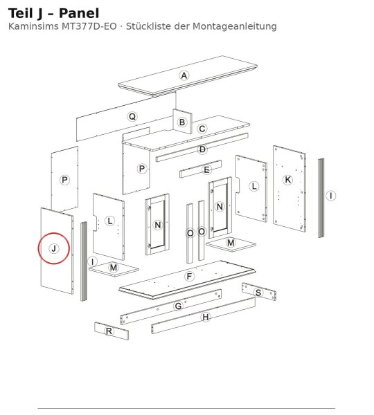 Panel J zu MT377D-EO