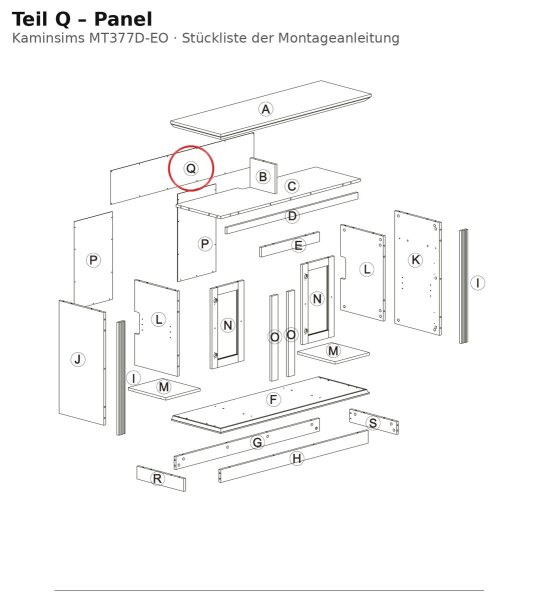 Panel Q zu MT377D-EO