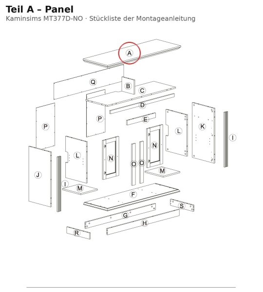 Panel A zu MT377D-NO