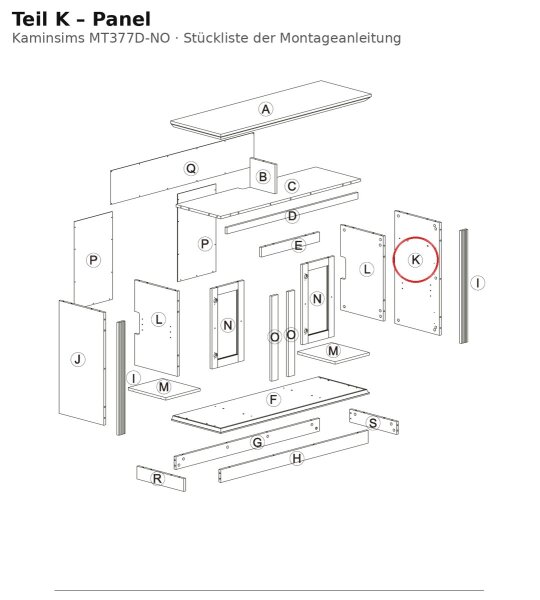 Panel K zu MT377D-NO