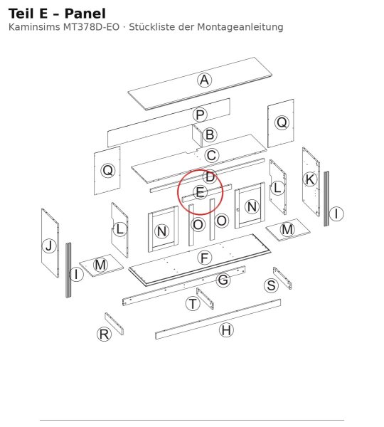 Panel E zu MT378D-EO