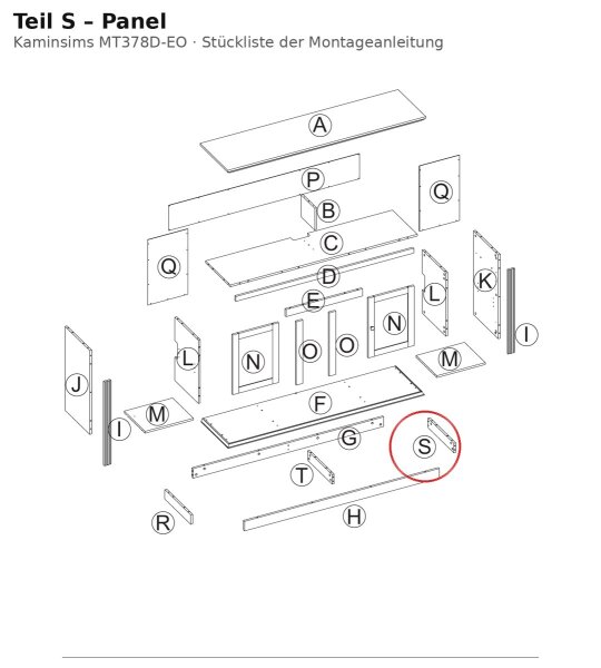 Panel S zu MT378D-EO