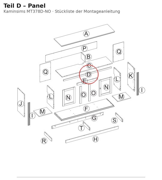 Panel D zu MT378D-NO