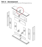 Deckelpanel A zu Kaminsims MT321D-EO