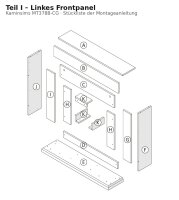 Linkes Frontpanel I zu Kaminsim MT378B-CG