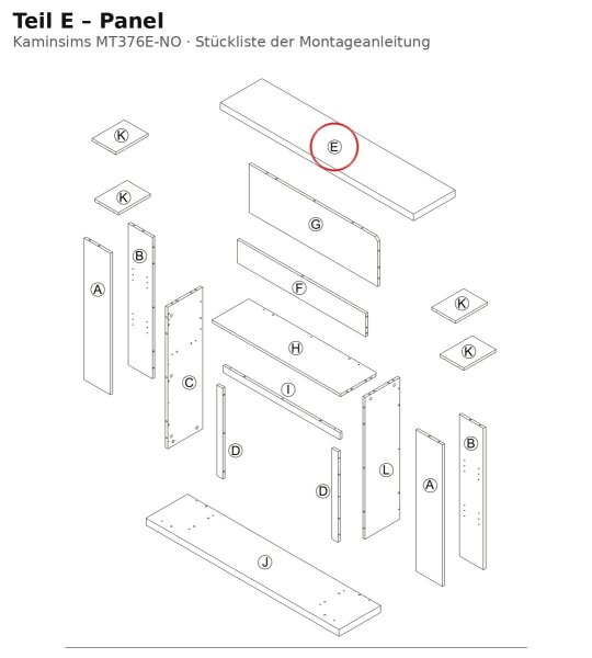 Panel E zu MT376E-NO