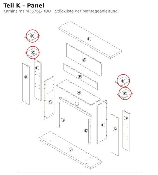 Panel K zu MT376E-RDO