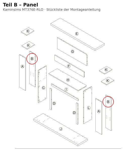 Panel B zu MT376E-RLO