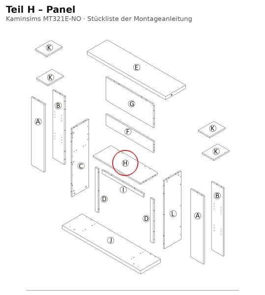 Panel H zu MT321E-NO