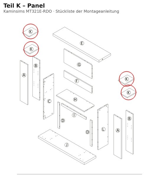 Panel K zu MT321E-RDO