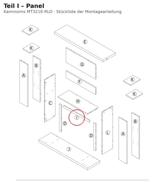 Panel I zu MT321E-RLO