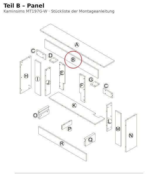 Panel B for MT197G-W