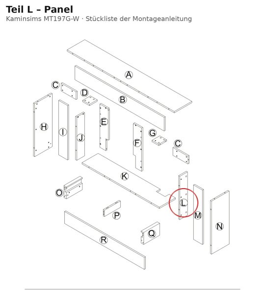 Panel L for MT197G-W